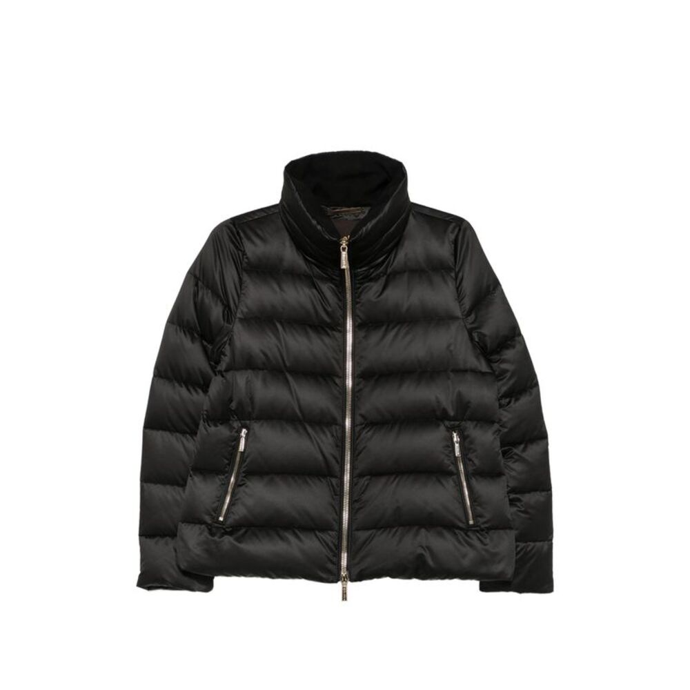 Moorer Black Jackets - Puffer Jackets Women